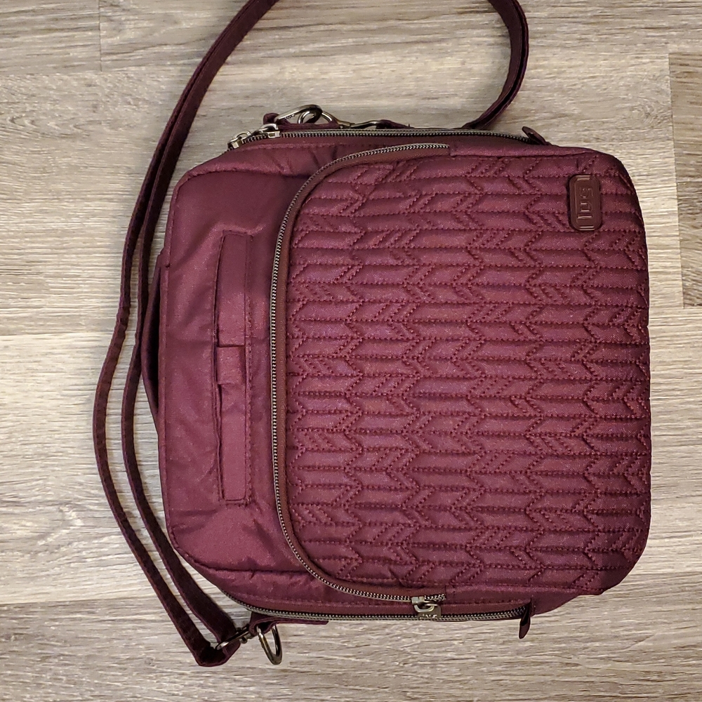 Lug Crossbody Ranger Shimmer Wine